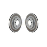 Front Coated Disc Brake Rotors Pair For Ford Explorer Mercury Mountaineer KG-100073
