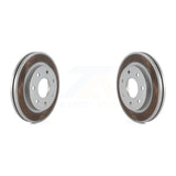 Front Coated Disc Brake Rotors Pair For Ford F-150 Lincoln Mark LT 4WD KG-100079