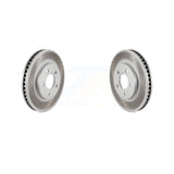 Front Coated Disc Brake Rotors Pair For 2005-2010 Ford Mustang Base KG-100085