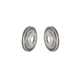 Front Coated Disc Brake Rotors Pair For Ford Explorer Sport Trac Mercury Mountaineer KG-100089