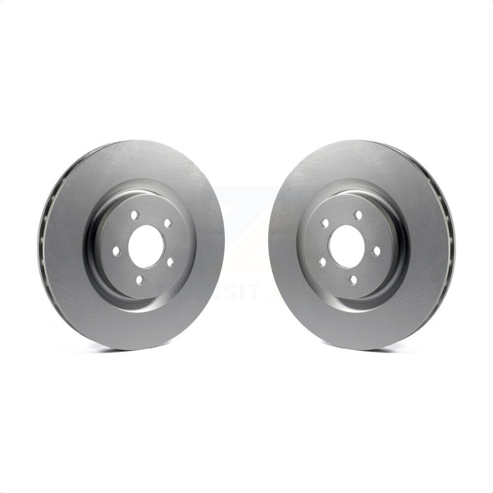 Front Coated Disc Brake Rotors Pair For Ford Mustang KG-100090