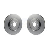 Front Coated Disc Brake Rotors Pair For Ford Mustang KG-100090
