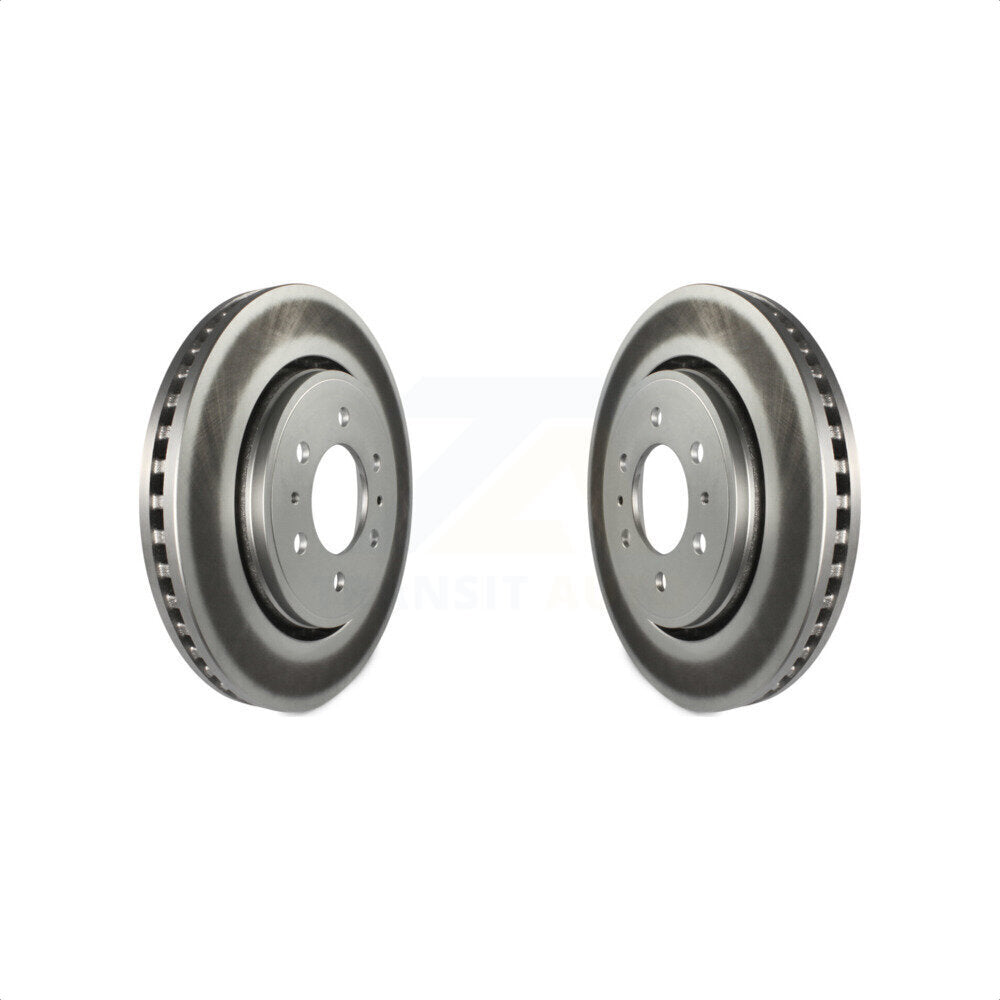 Front Coated Disc Brake Rotors Pair For Ford F-150 Expedition Lincoln Navigator KG-100091