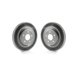 Front Coated Disc Brake Rotors Pair For Ford Explorer Taurus Flex Lincoln MKS MKT KG-100097