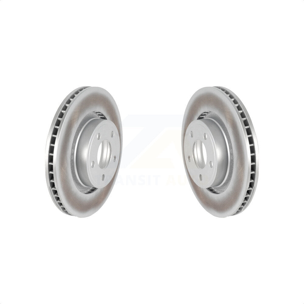 Front Coated Disc Brake Rotors Pair For Ford Mustang KG-100108