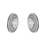 Front Coated Disc Brake Rotors Pair For Ford Mustang KG-100108