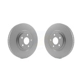 Front Coated Disc Brake Rotors Pair For Ford Edge Lincoln Continental Police Responder Hybrid SSV Plug-In KG-100109