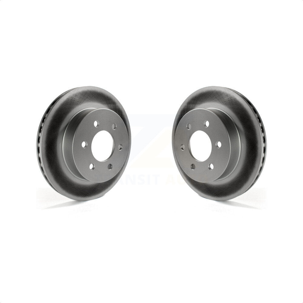 Front Coated Disc Brake Rotors Pair For Dodge Dakota Durango KG-100113