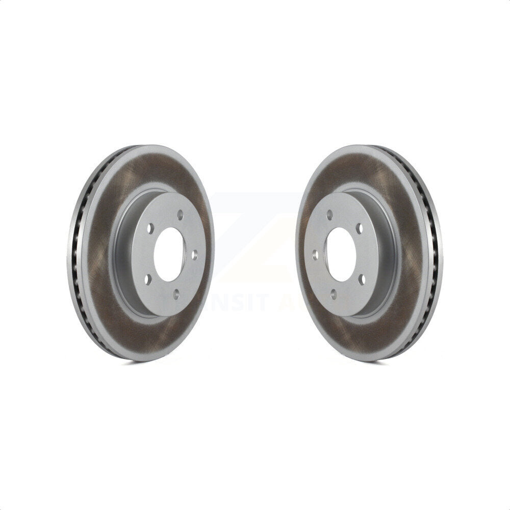Front Coated Disc Brake Rotors Pair For Chrysler Dodge Intrepid 300M Concorde LHS KG-100114