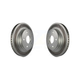 Front Coated Disc Brake Rotors Pair For Ram 1500 Dodge Durango Classic Chrysler Aspen KG-100123