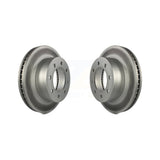 Front Coated Disc Brake Rotors Pair For Dodge Ram 2500 1500 3500 KG-100124