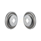 Front Coated Disc Brake Rotors Pair For 2003-2004 Dodge Dakota KG-100125