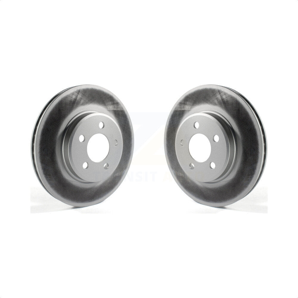 Front Coated Disc Brake Rotors Pair For Dodge Charger Chrysler 300 Challenger Magnum KG-100127