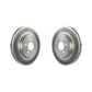 Front Coated Disc Brake Rotors Pair For Dodge Charger Chrysler 300 Challenger Magnum KG-100128