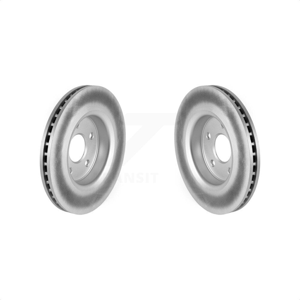 Front Coated Disc Brake Rotors Pair For Jeep Grand Cherokee Commander KG-100130
