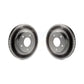 Front Coated Disc Brake Rotors Pair For Dodge Caliber Mitsubishi Lancer KG-100133