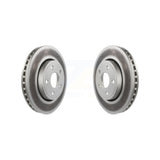 Front Coated Disc Brake Rotors Pair For Jeep Grand Cherokee Dodge Durango KG-100142