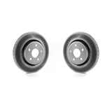 Front Coated Disc Brake Rotors Pair For Jeep Grand Cherokee Dodge Durango WK KG-100143