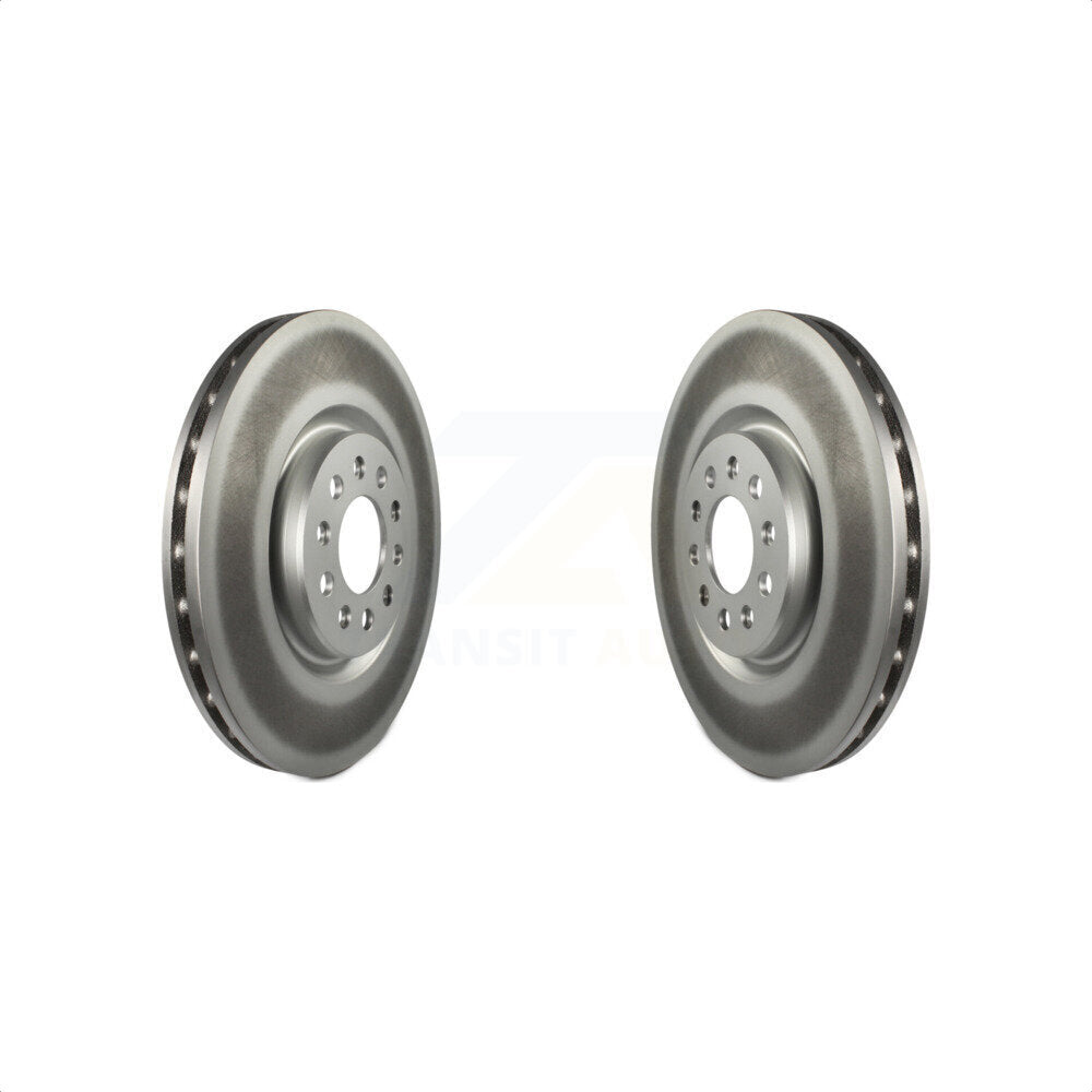 Front Coated Disc Brake Rotors Pair For Jeep Cherokee Chrysler 200 KG-100147