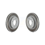 Front Coated Disc Brake Rotors Pair For Nissan Sentra 240SX INFINITI G20 Stanza Axxess KG-100149