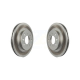 Front Coated Disc Brake Rotors Pair For Honda Civic Fit Acura Integra Insight del Sol EL KG-100150