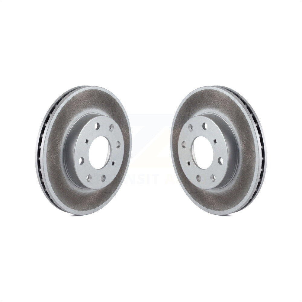 Front Coated Disc Brake Rotors Pair For Honda Civic del Sol CRX KG-100152