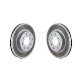 Front Coated Disc Brake Rotors Pair For Honda Civic del Sol CRX KG-100152