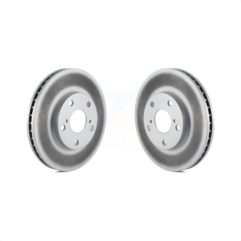 Front Coated Disc Brake Rotors Pair For Toyota Camry Avalon Sienna Lexus ES300 Solara KG-100153