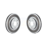 Front Coated Disc Brake Rotors Pair For Toyota Camry Avalon Sienna Lexus ES300 Solara KG-100153