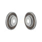 Front Coated Disc Brake Rotors Pair For Toyota Corolla Prizm Chevrolet Geo Prius KG-100155