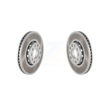 Front Coated Disc Brake Rotors Pair For Audi Volkswagen Passat A4 Quattro A6 100 S6 KG-100157