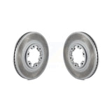 Front Coated Disc Brake Rotors Pair For Nissan Pathfinder INFINITI QX4 KG-100162