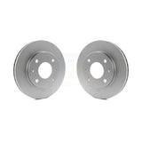 Front Coated Disc Brake Rotors Pair For Mitsubishi Lancer Galant KG-100169