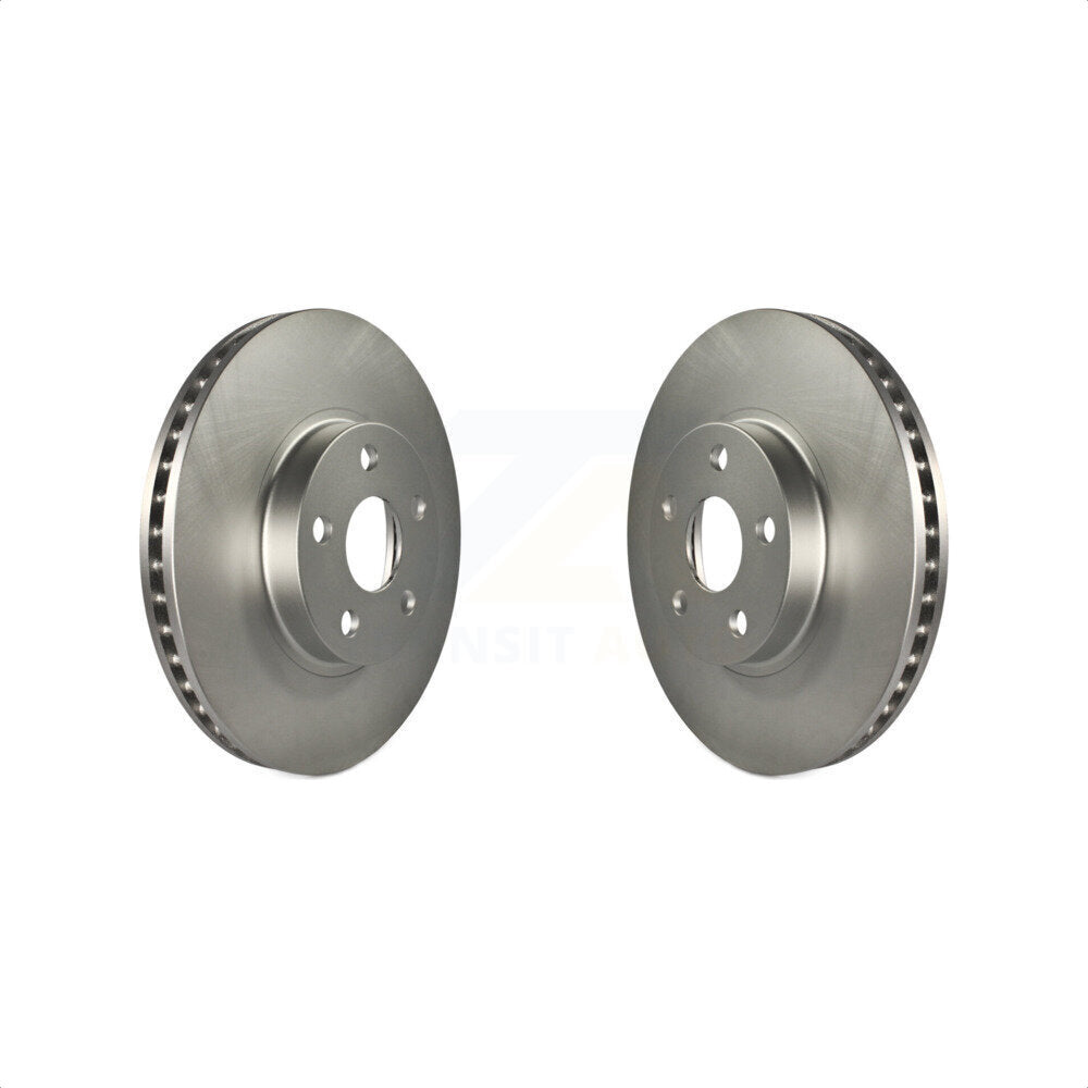 Front Coated Disc Brake Rotors Pair For Toyota Corolla Matrix Scion tC Pontiac Vibe Celica KG-100174