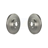 Front Coated Disc Brake Rotors Pair For Toyota Corolla Matrix Scion tC Pontiac Vibe Celica KG-100174