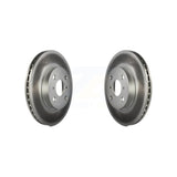 Front Coated Disc Brake Rotors Pair For Toyota Echo MR2 Spyder KG-100175