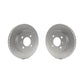 Front Coated Disc Brake Rotors Pair For Mitsubishi Lancer Mirage KG-100176