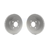 Front Coated Disc Brake Rotors Pair For Mitsubishi Lancer Mirage KG-100176