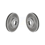 Front Coated Disc Brake Rotors Pair For BMW X5 KG-100179