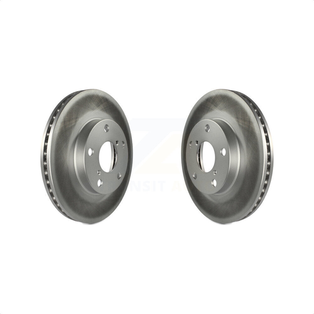 Front Coated Disc Brake Rotors Pair For Toyota RAV4 KG-100182