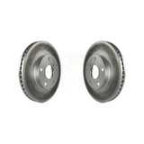 Front Coated Disc Brake Rotors Pair For Toyota RAV4 KG-100182