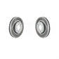 Front Coated Disc Brake Rotors Pair For Volvo S60 V70 XC70 S80 KG-100183