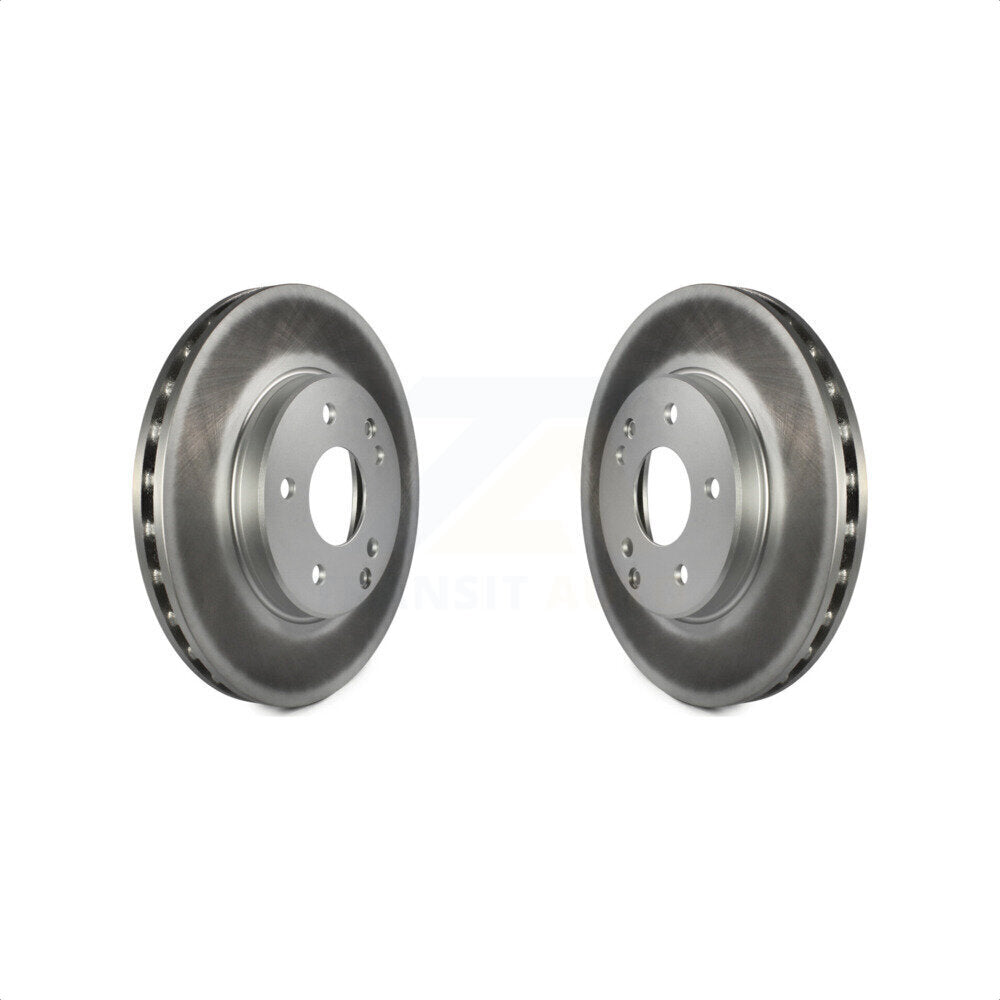 Front Coated Disc Brake Rotors Pair For Mercedes-Benz C230 C240 SLK230 C280 KG-100197