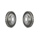 Front Coated Disc Brake Rotors Pair For Mercedes-Benz C230 C240 SLK230 C280 KG-100197