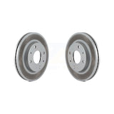 Front Coated Disc Brake Rotors Pair For Hyundai Elantra Sonata Kia Optima Magentis KG-100198