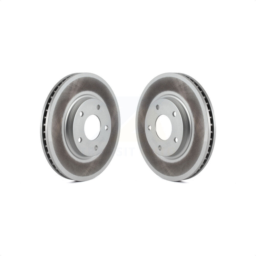 Front Coated Disc Brake Rotors Pair For Nissan Quest Pathfinder Infiniti Q45 M45 INFINITI KG-100200
