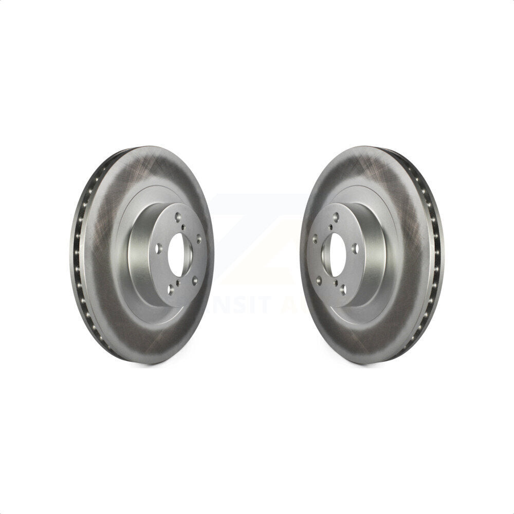 Front Coated Disc Brake Rotors Pair For Subaru Forester Outback Impreza Legacy Baja Saab 9-2X KG-100201