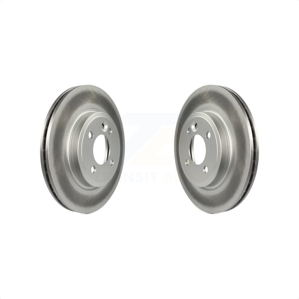Front Coated Disc Brake Rotors Pair For 2002-2006 Mini Cooper With 276mm Diameter Rotor KG-100202