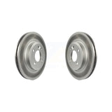 Front Coated Disc Brake Rotors Pair For 2002-2006 Mini Cooper With 276mm Diameter Rotor KG-100202