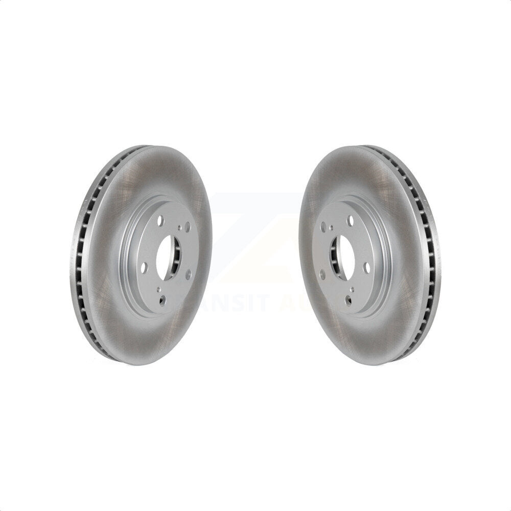 Front Coated Disc Brake Rotors Pair For Toyota Highlander KG-100203